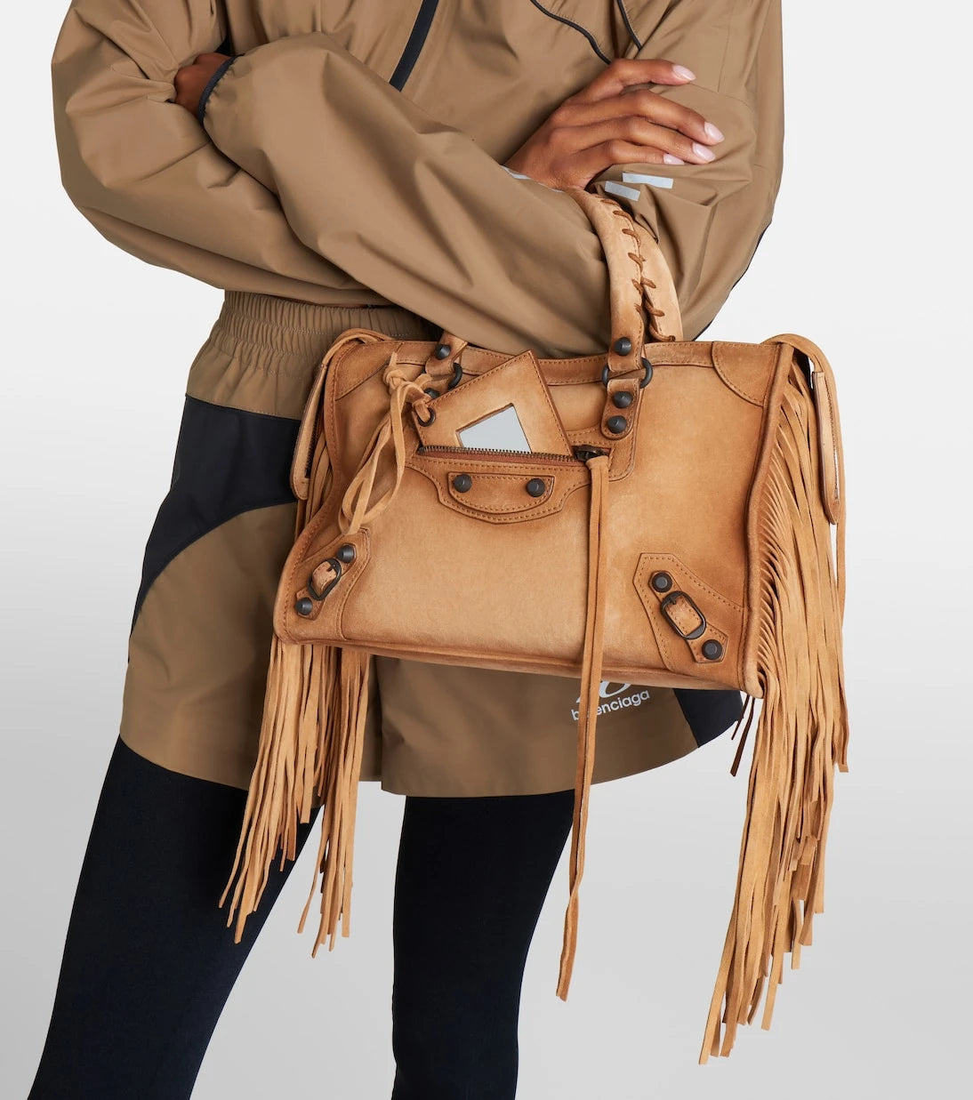 Balenciaga - Le City Small leather top-handle bag