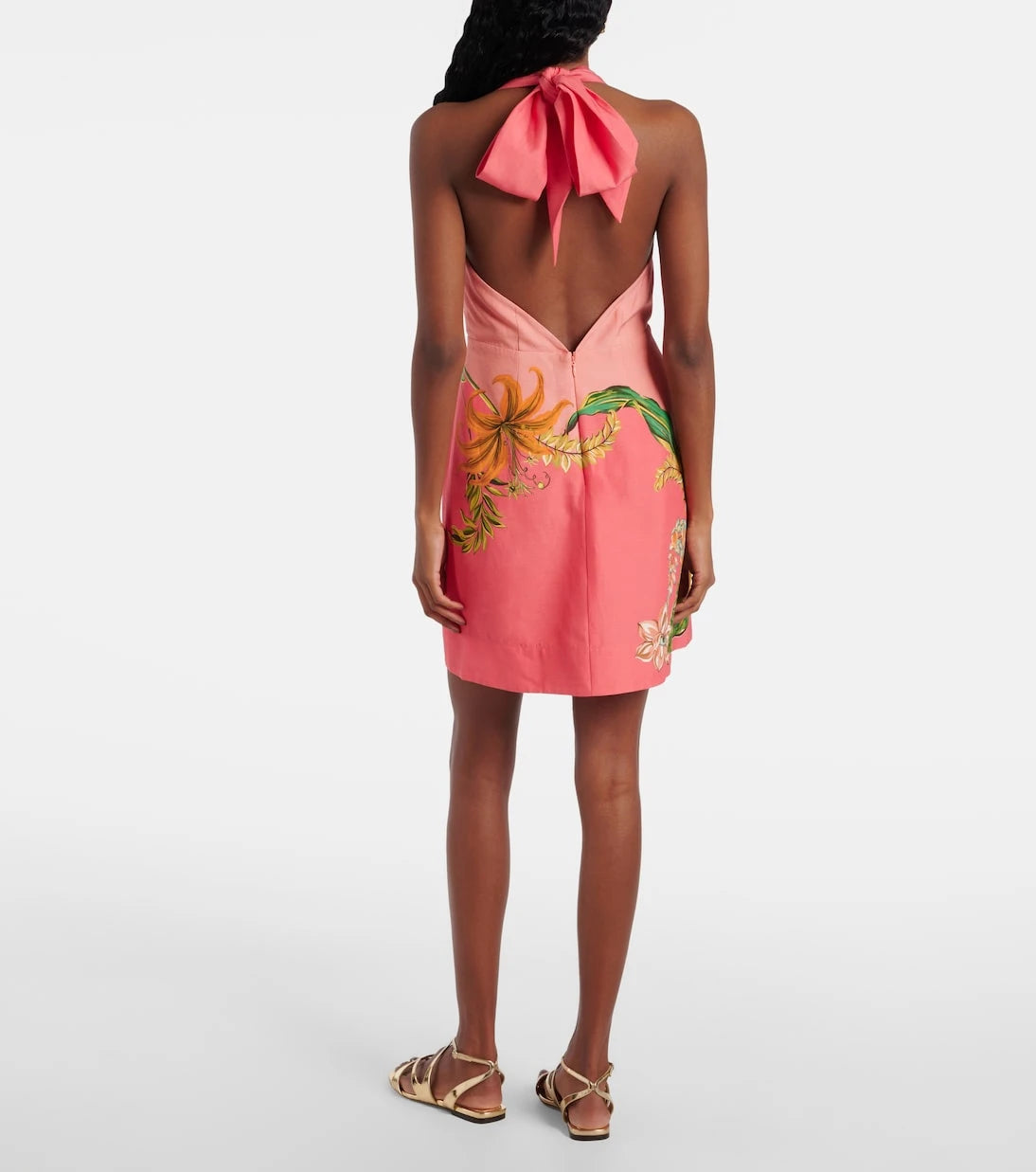 Alémais - Anika floral linen minidress