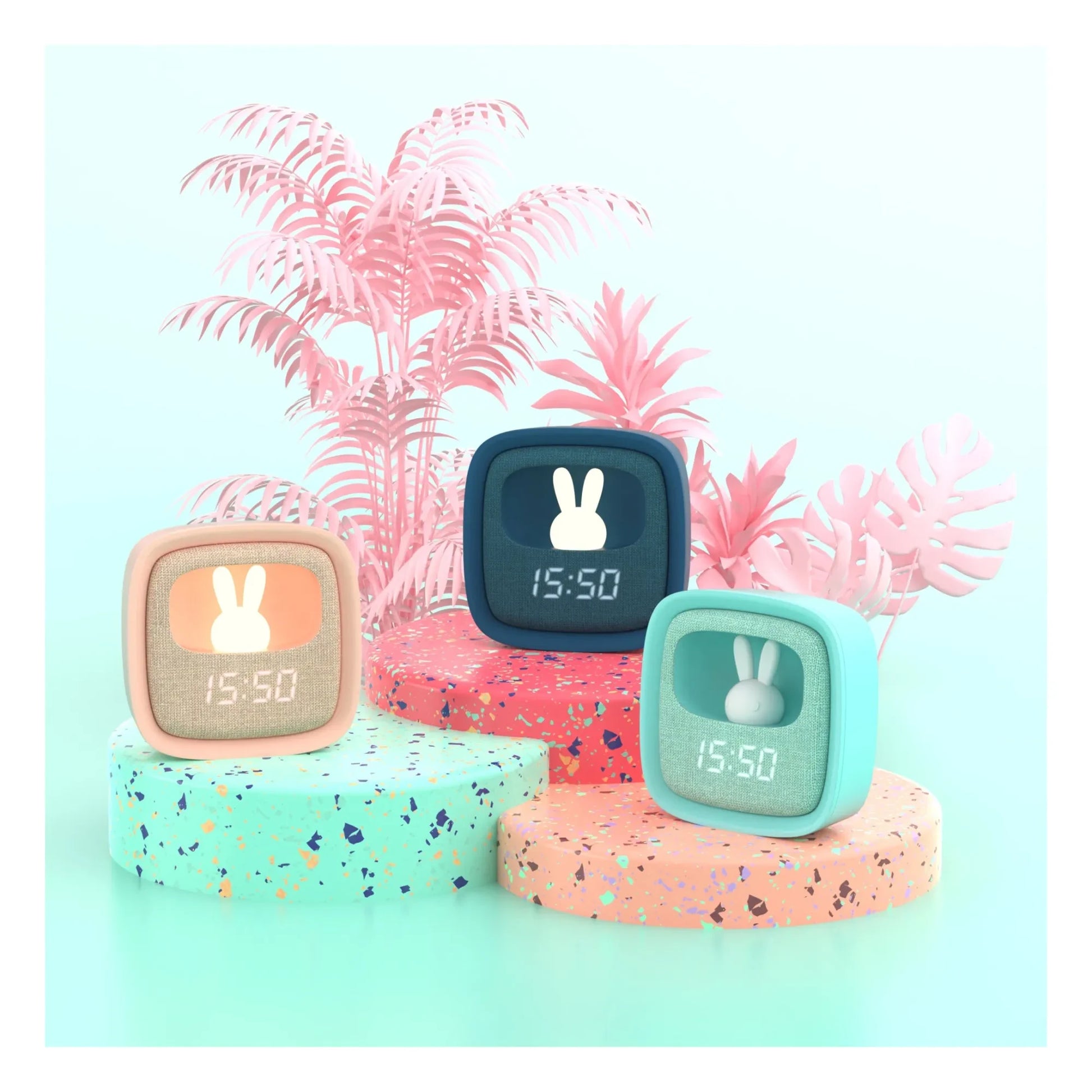 MOB - Billy Alarm Clock and Nightlight | Pink