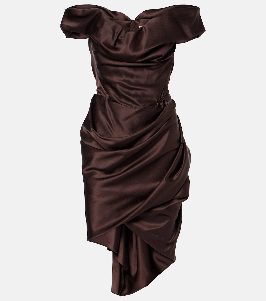 Vivienne Westwood - Nova Cora asymmetric satin minidress