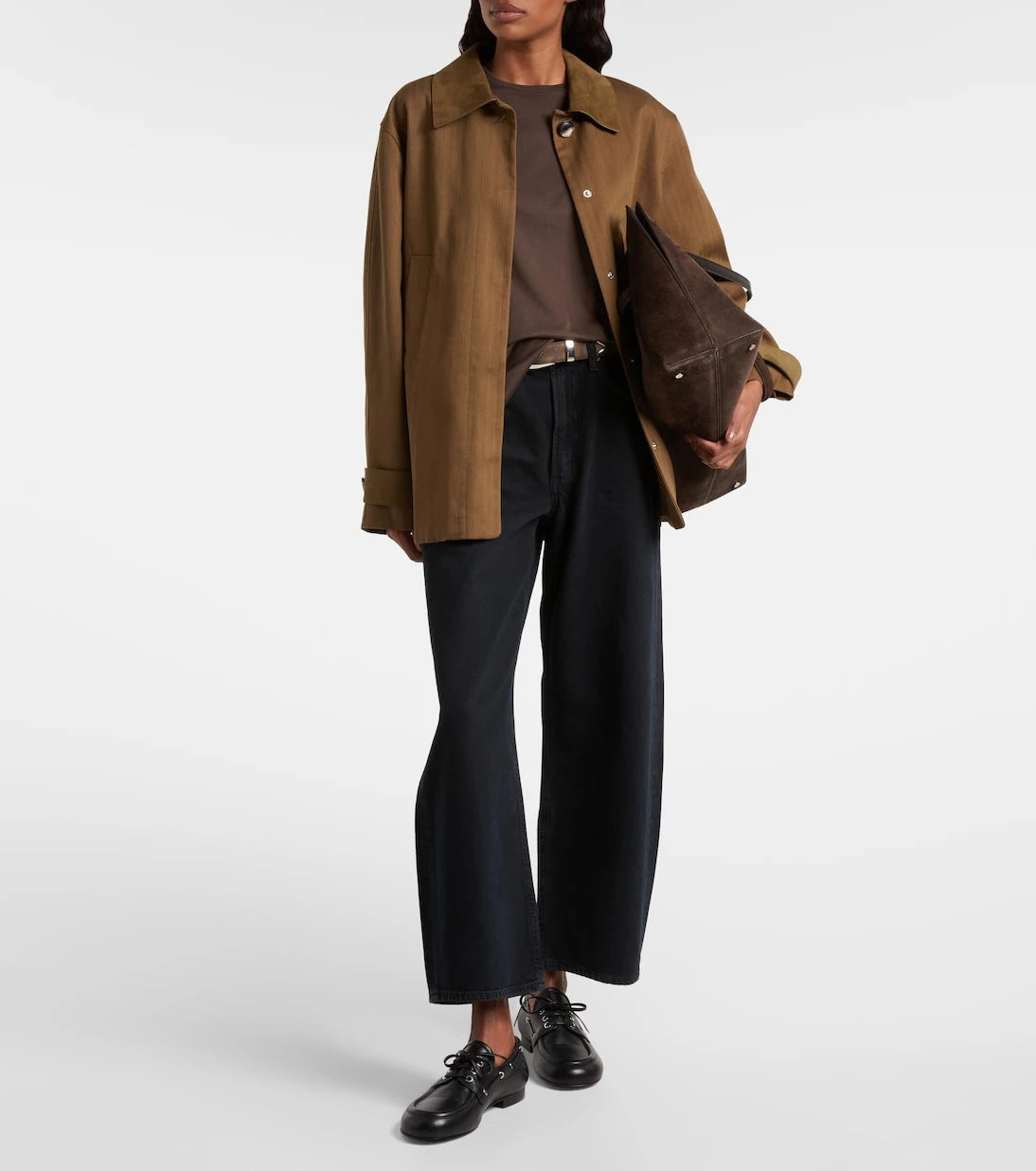Agolde - Low Curve cropped mid-rise barrel-leg jeans