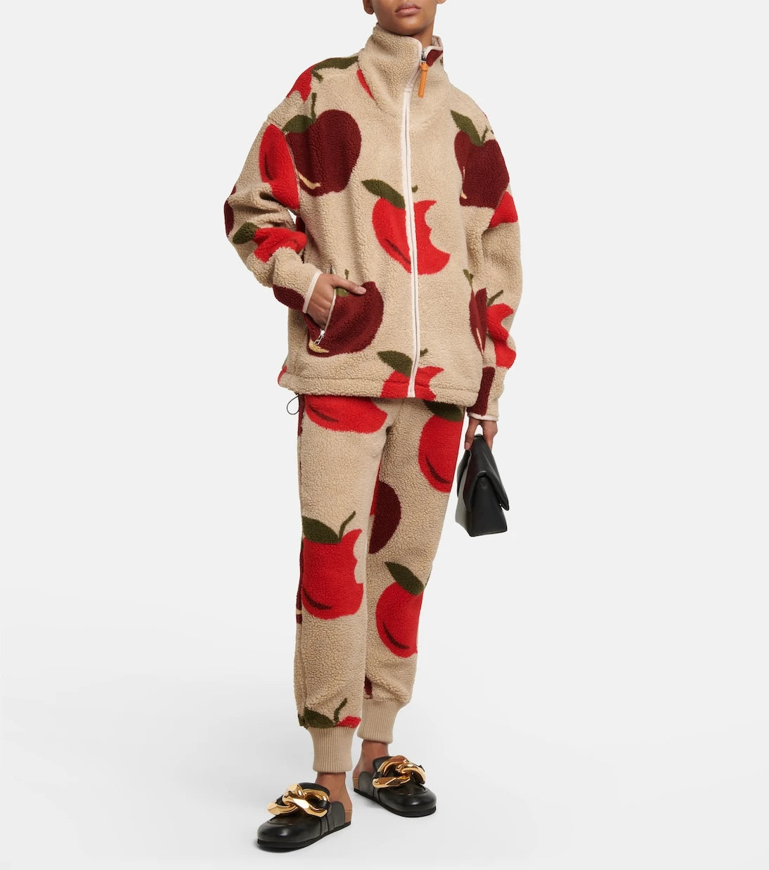 JW Anderson - بنطال رياضي من الصوف المطبوع
