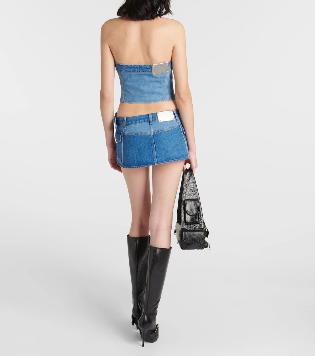 Dion Lee - Workwear denim corset top