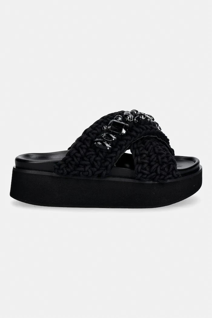 Inuikii Джапанки женски Woven Stones Platform
