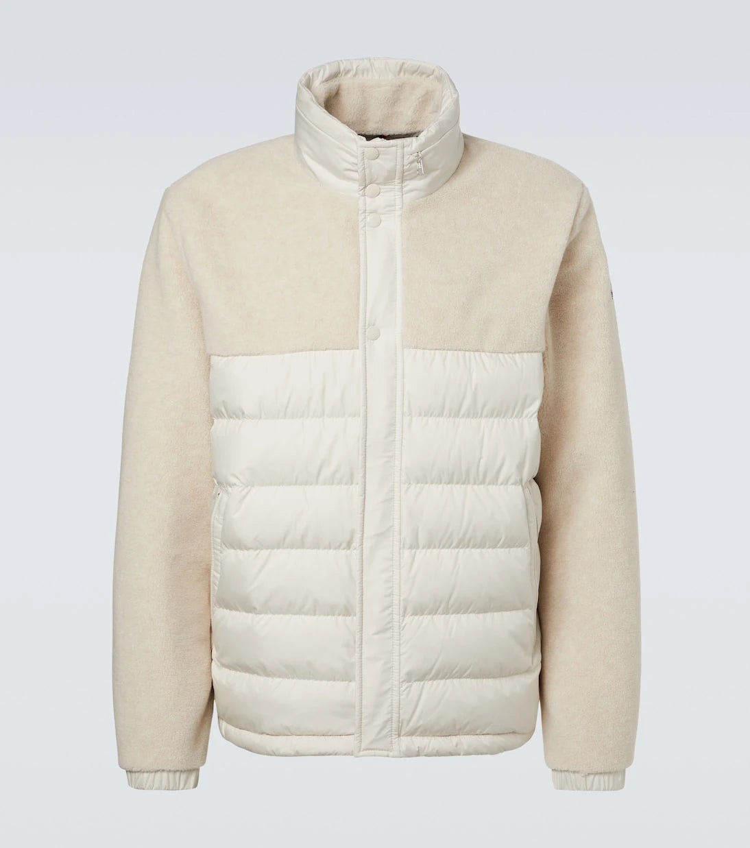 Moncler - Mistral fleece-paneled down jacket