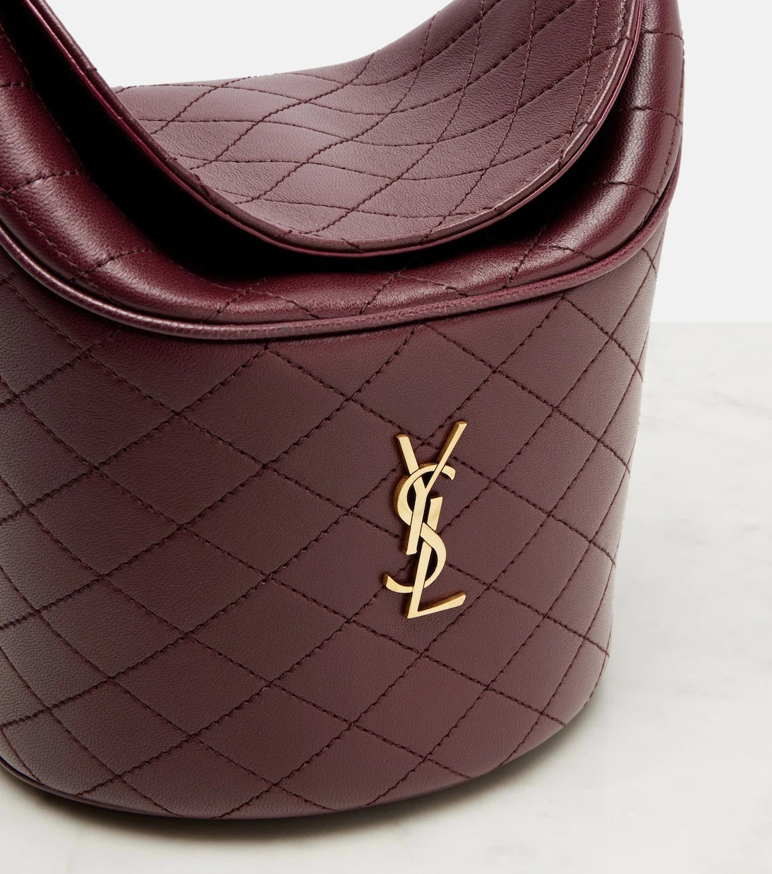 Saint Laurent - Gaby leather bucket bag