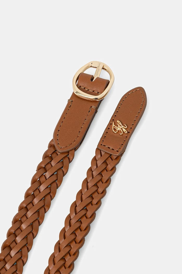 Tommy Hilfiger örgü kadın deri kemeri