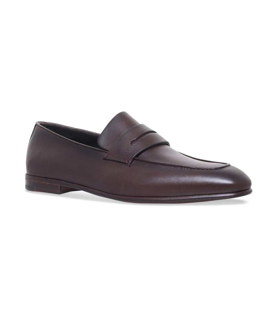Leather Asola Penny Loafers