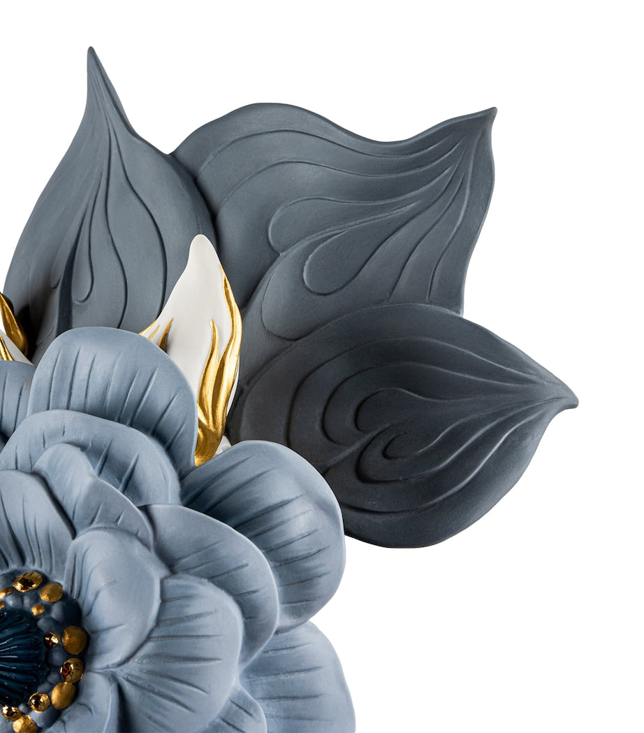 Lladró Porcelain Vase with Flowers Figurine (44cm)