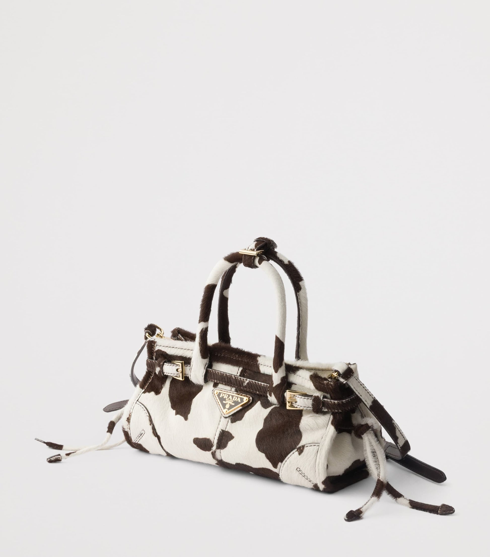 Prada Mini Leather Printed Bonnie Shoulder Bag