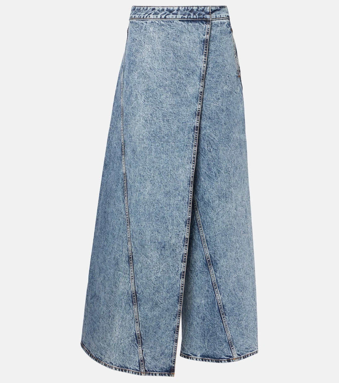 Alaïa - Wide-leg wrap jeans