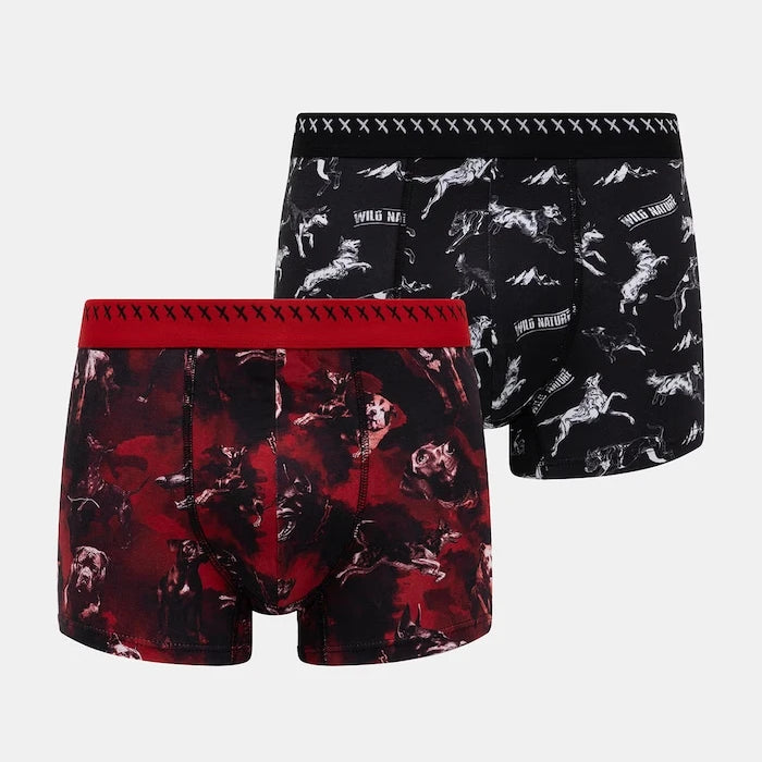 Medicine erkek pamuk elastan dar boxer 2'li