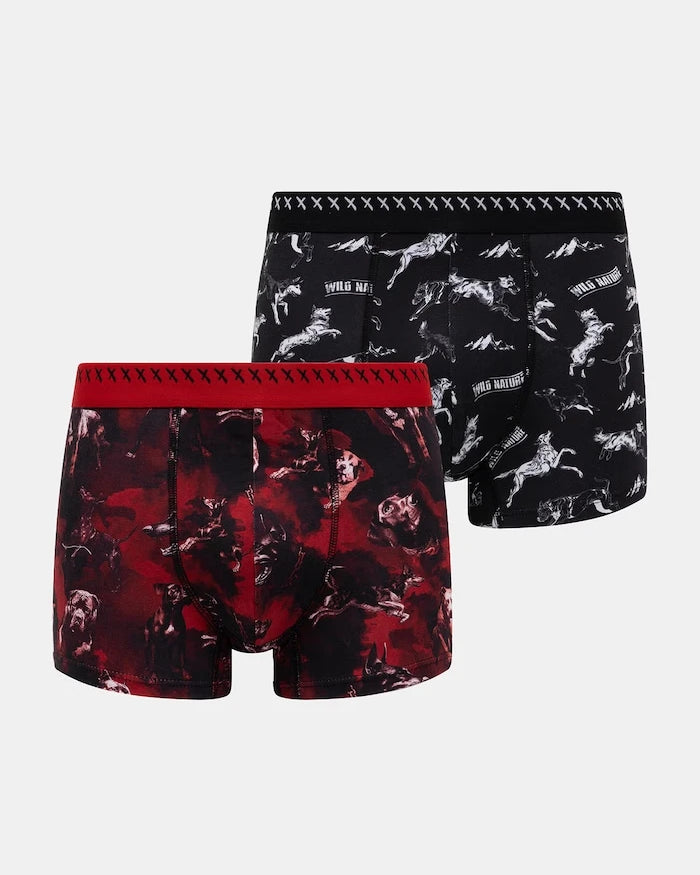 Medicine erkek pamuk elastan dar boxer 2'li
