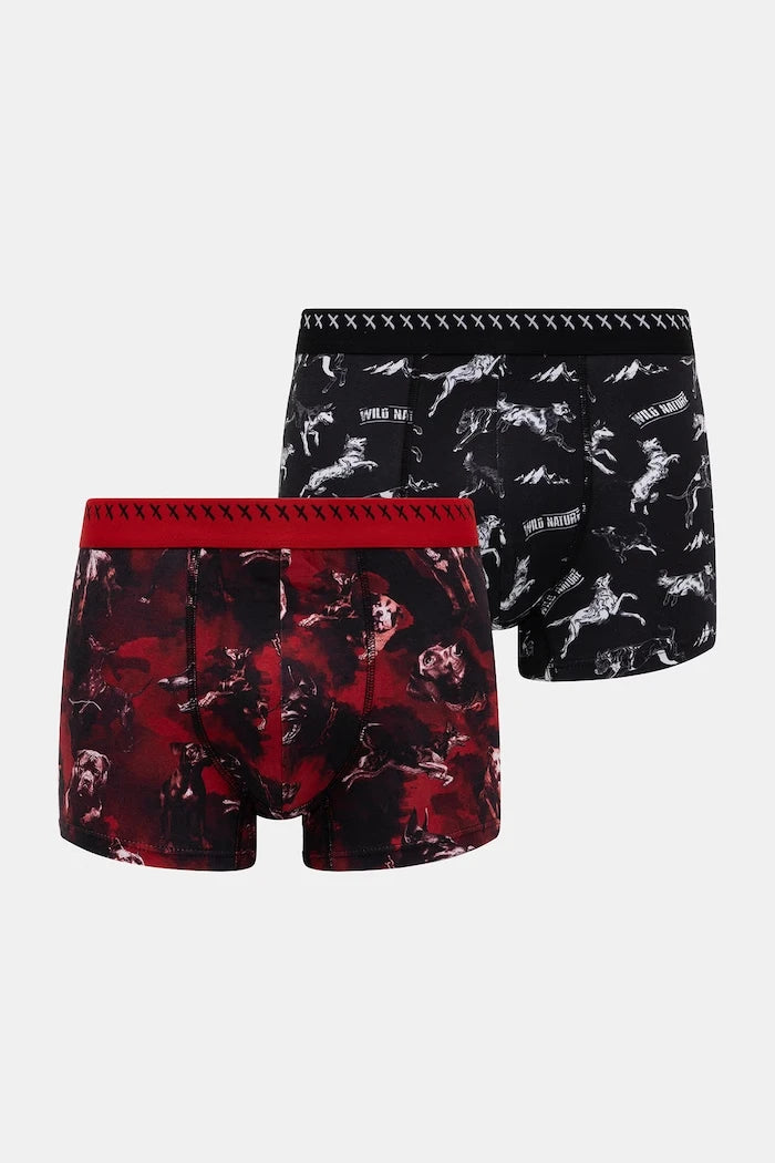 Medicine erkek pamuk elastan dar boxer 2'li