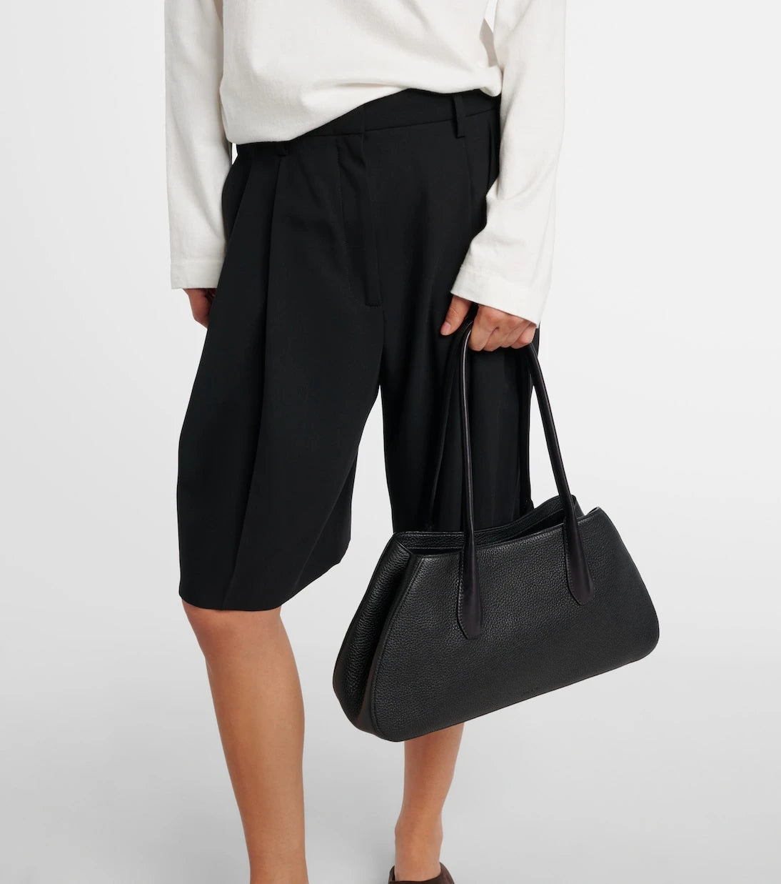The Row - Alger Medium leather shoulder bag