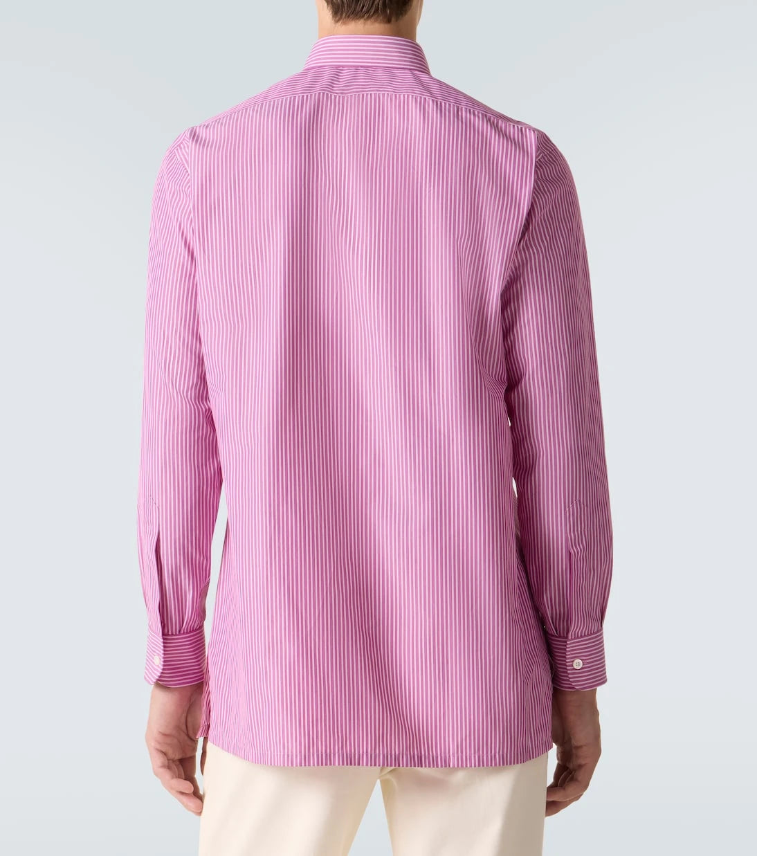 Charvet - Striped cotton poplin shirt