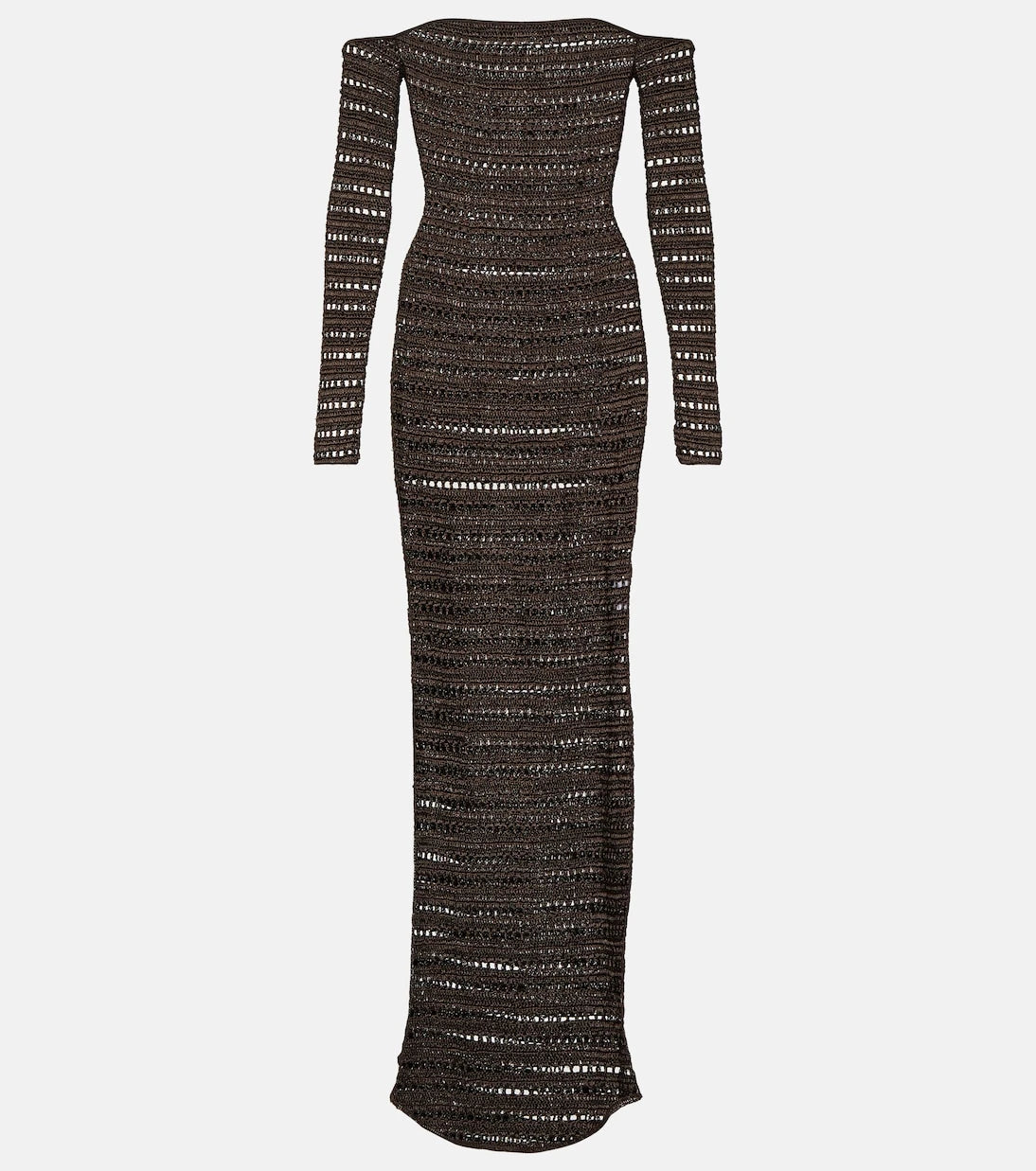 Aya Muse - Montro sheer knit maxi dress