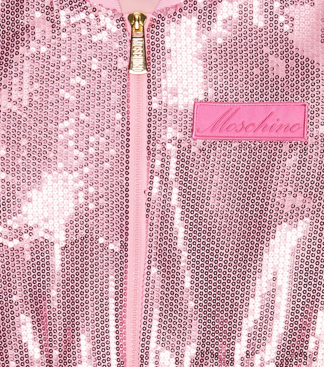 Moschino Kids - Sequined puffer jacket