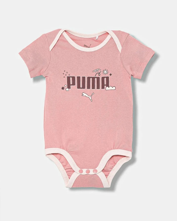 Puma MINICATS Newborn 2'li Grafik Bebek Bodi Seti INF