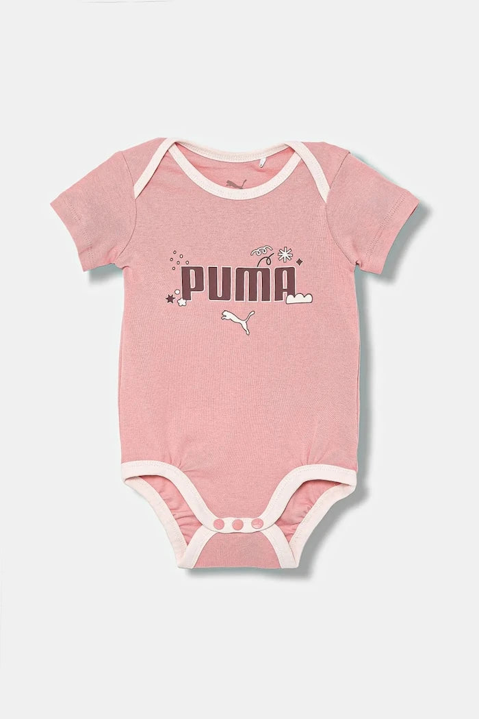 Puma MINICATS Newborn 2'li Grafik Bebek Bodi Seti INF