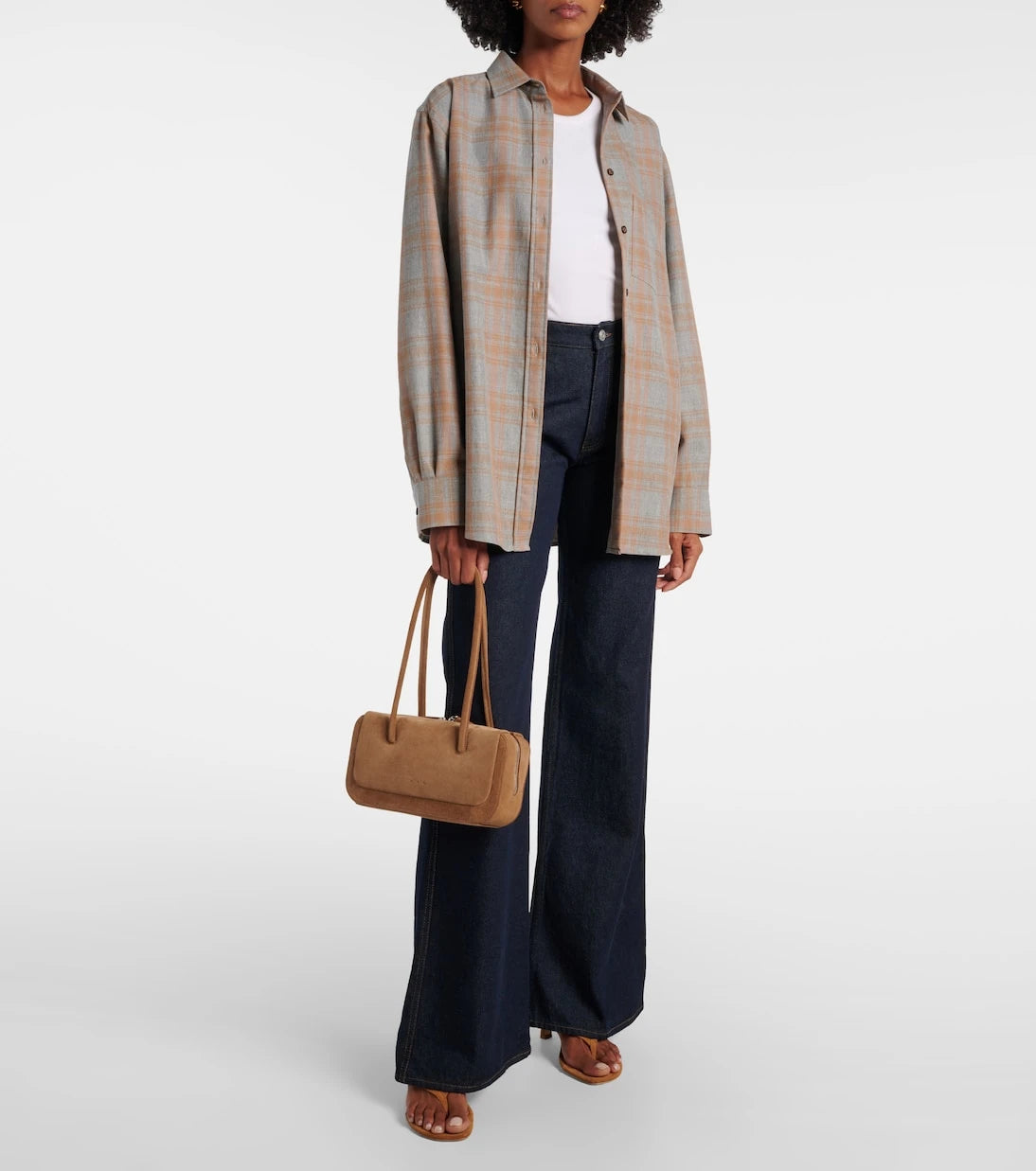 Aesther Ekme - Lagune Mini suede shoulder bag