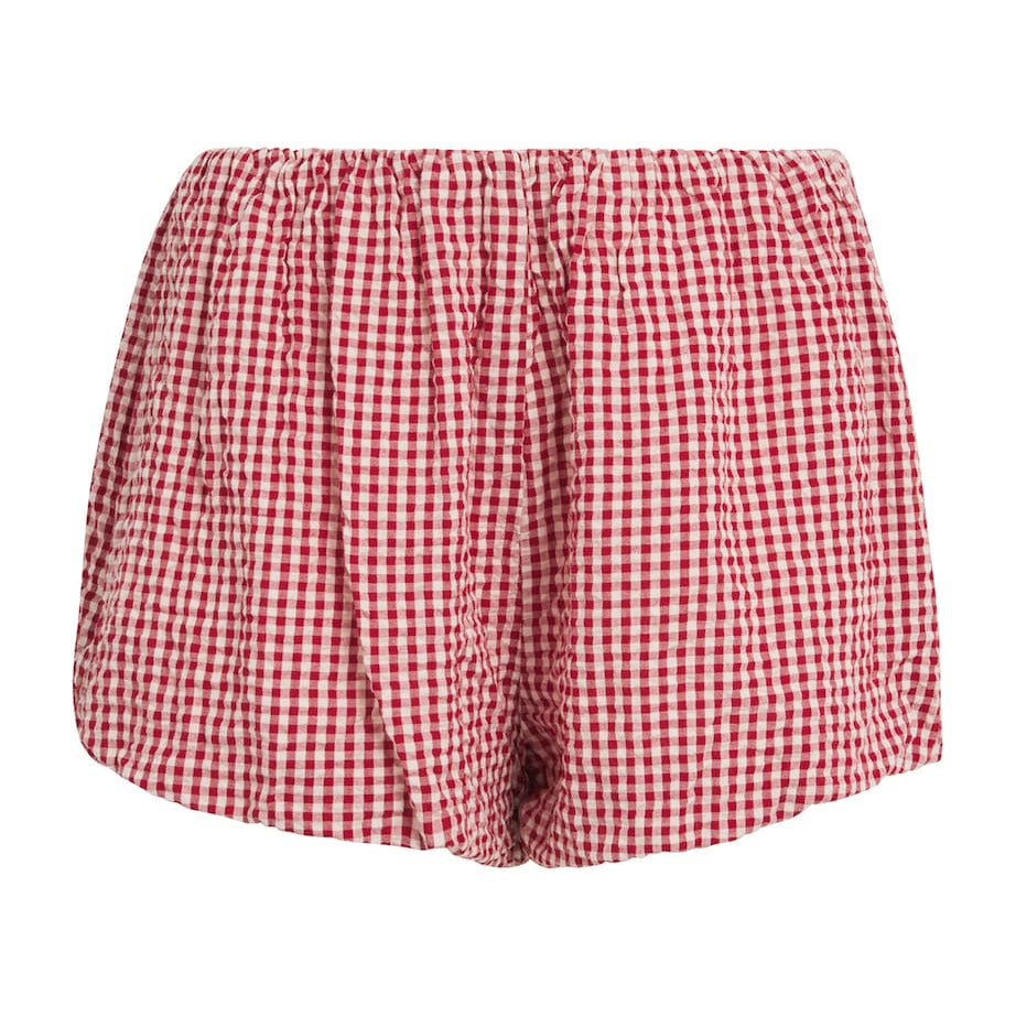 Gingham Aurelia Shorts RED GINGHAM