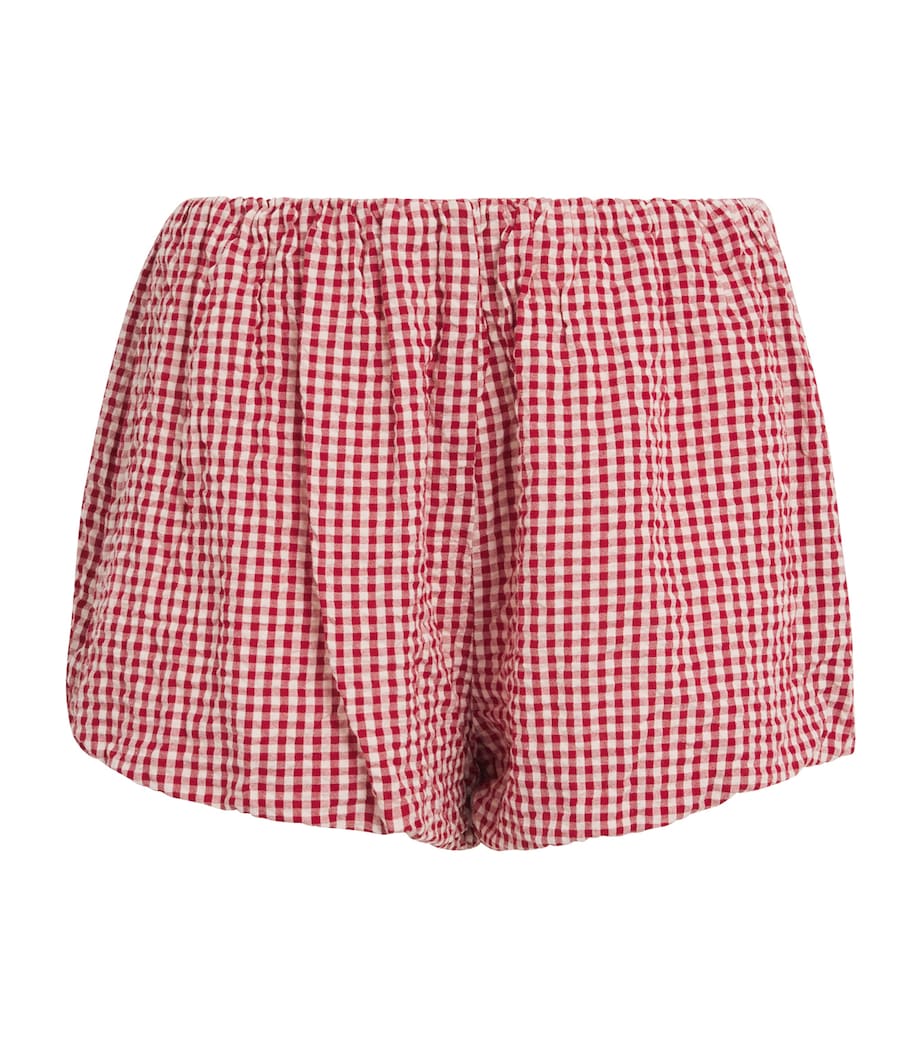 Gingham Aurelia Shorts RED GINGHAM