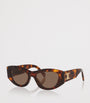 Celine Brown Tortoiseshell Triomphe CL40308U Irregular Sunglasses