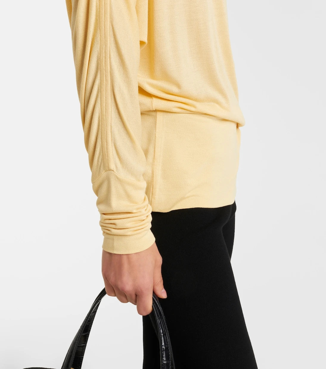 Toteme - Draped jersey top