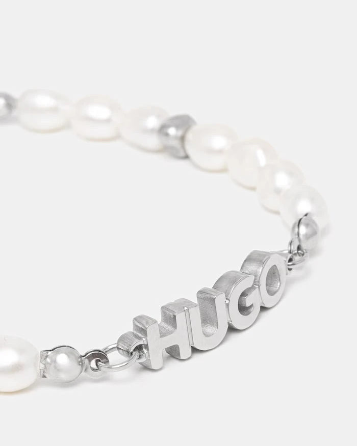 HUGO erkek sedefli bileklik E-SHELLBEADS2-BRA