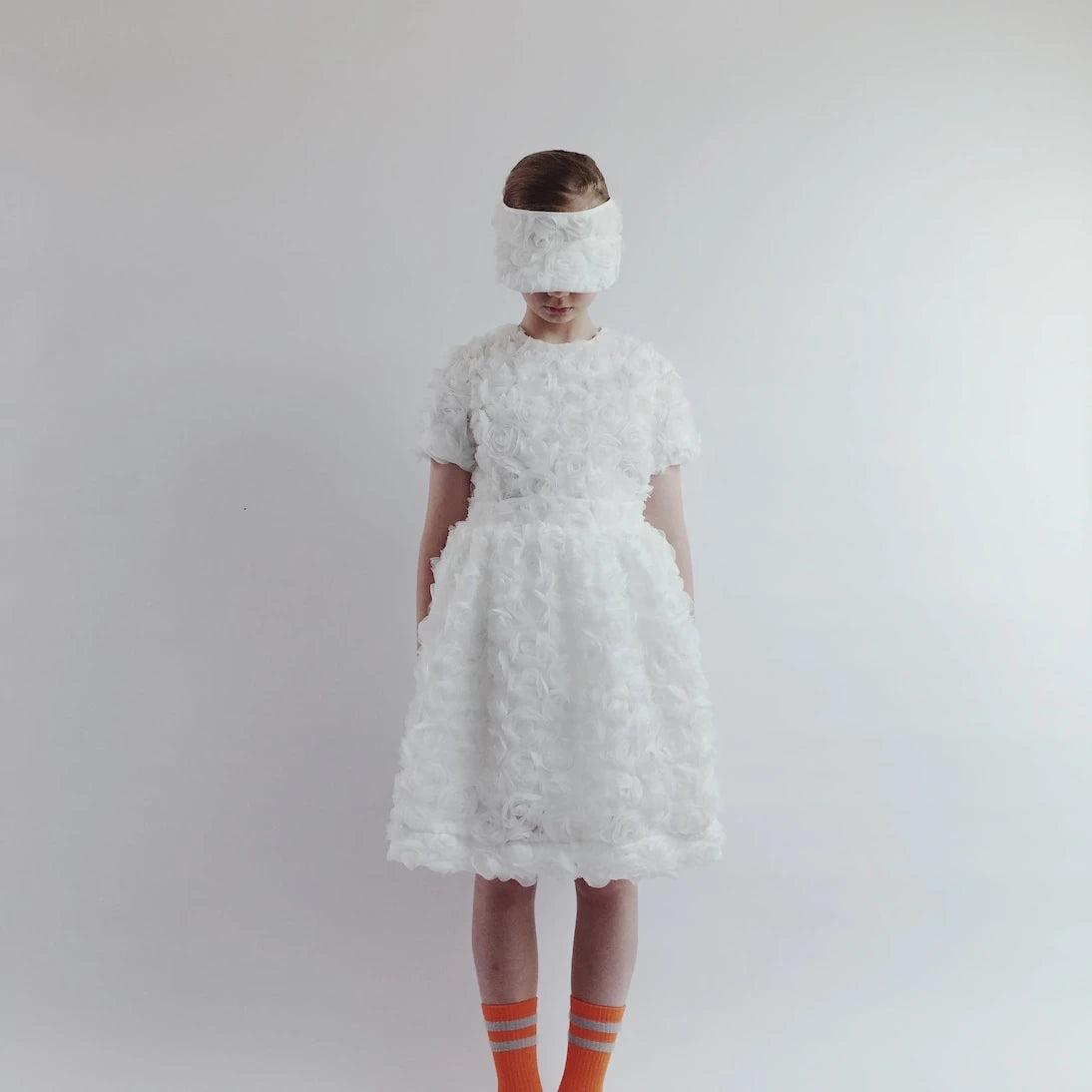 Caroline Bosmans - Floral-appliqué tulle top