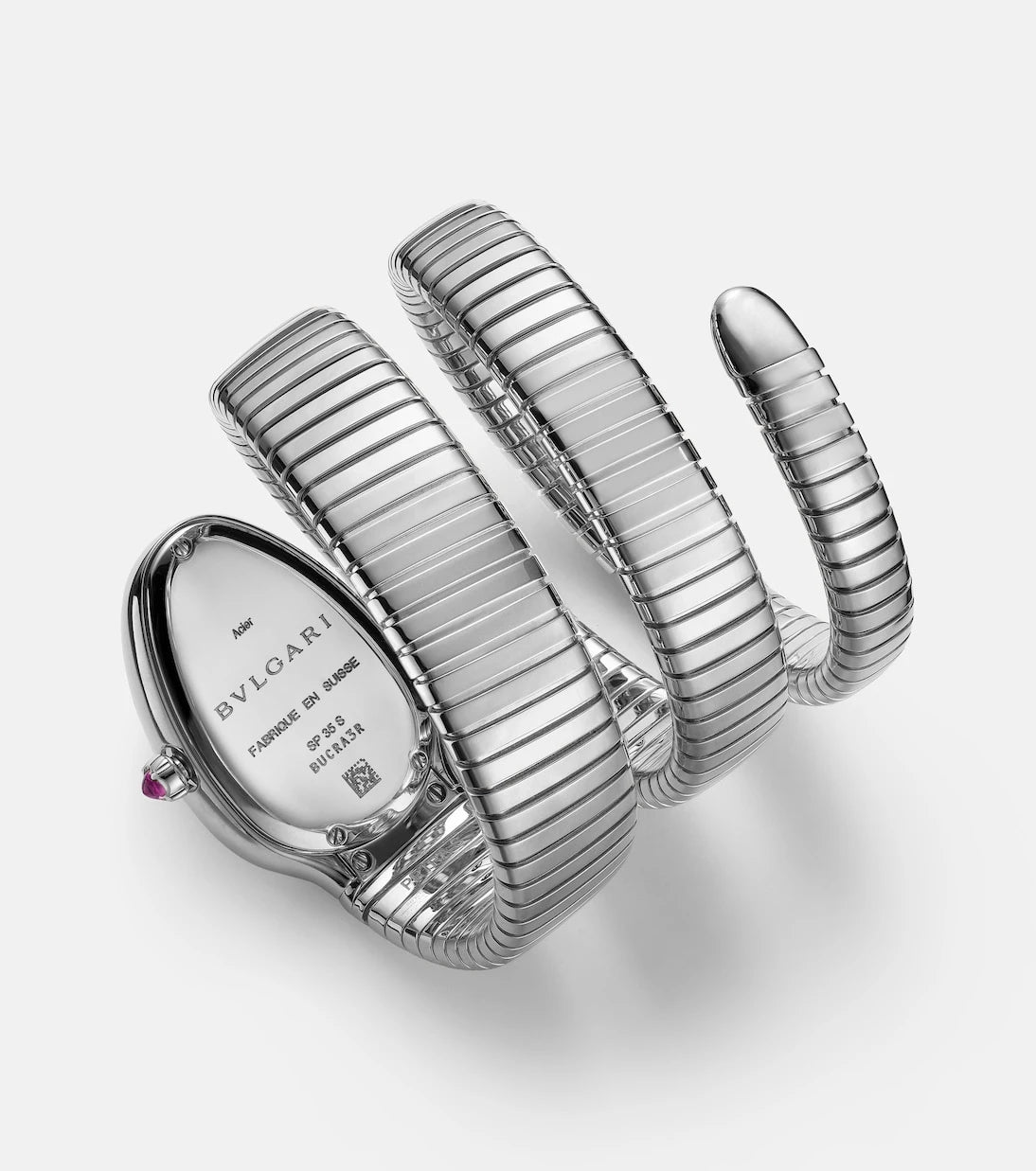 Bvlgari - Serpenti Tubogas watch with diamonds