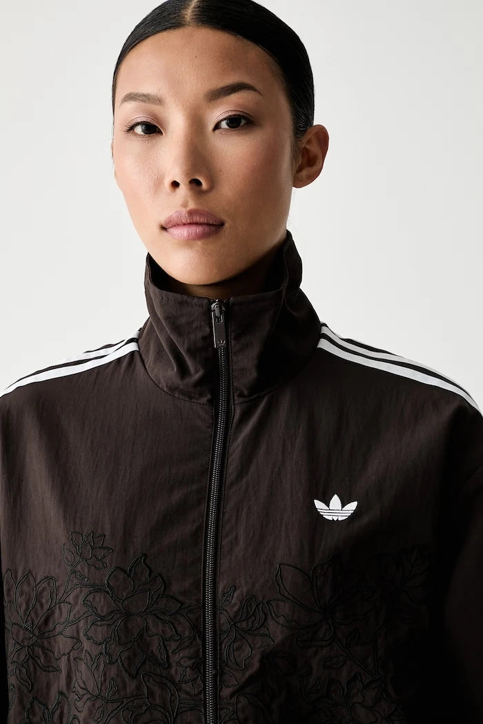 adidas Originals Kadın Fermuarlı Sweatshirt Floral Firebird