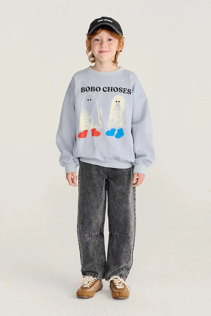 Bobo Choses Çocuk Pamuklu Sweatshirt Booty Ghosts