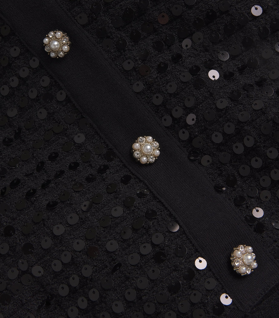 Sequinned Mini Skirt