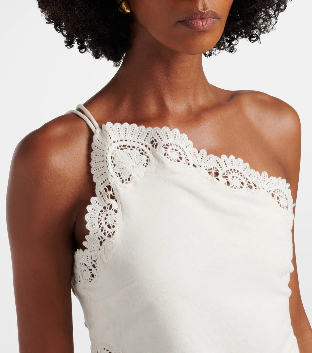 Posse - Darya embroidered linen and cotton top