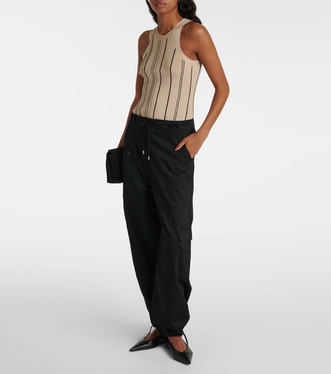 Toteme - Striped jersey tank top