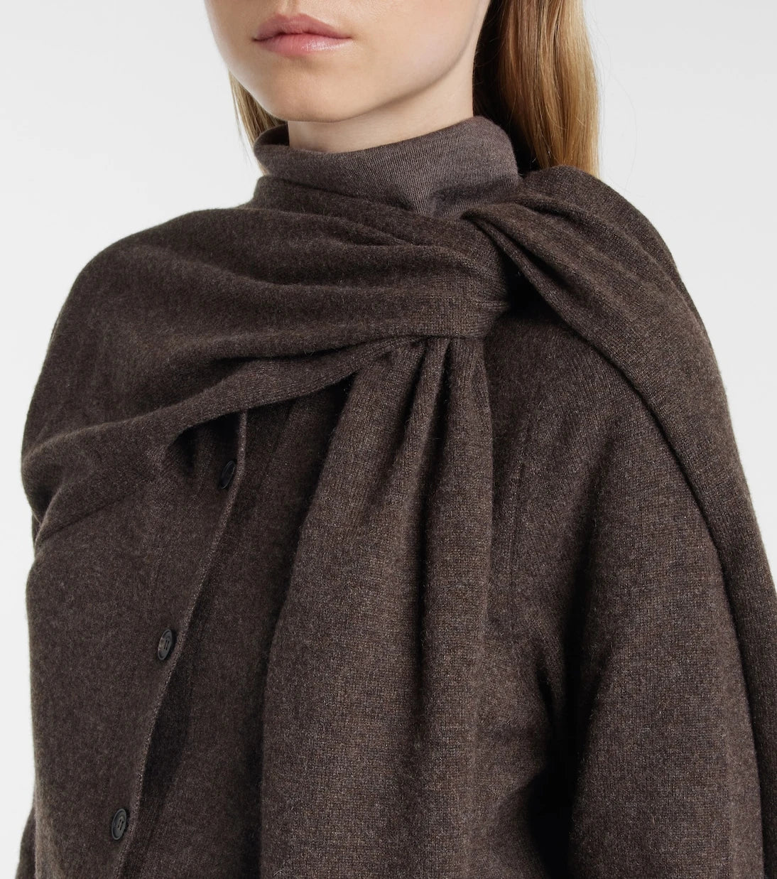 Ferragamo - Draped cashmere cardigan
