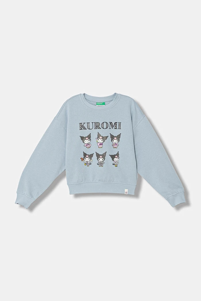 United Colors of Benetton çocuk pamuklu sweatshirt