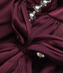 Stella McCartney Burgundy Satin Halterneck Gown