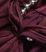 Stella McCartney Burgundy Satin Halterneck Gown