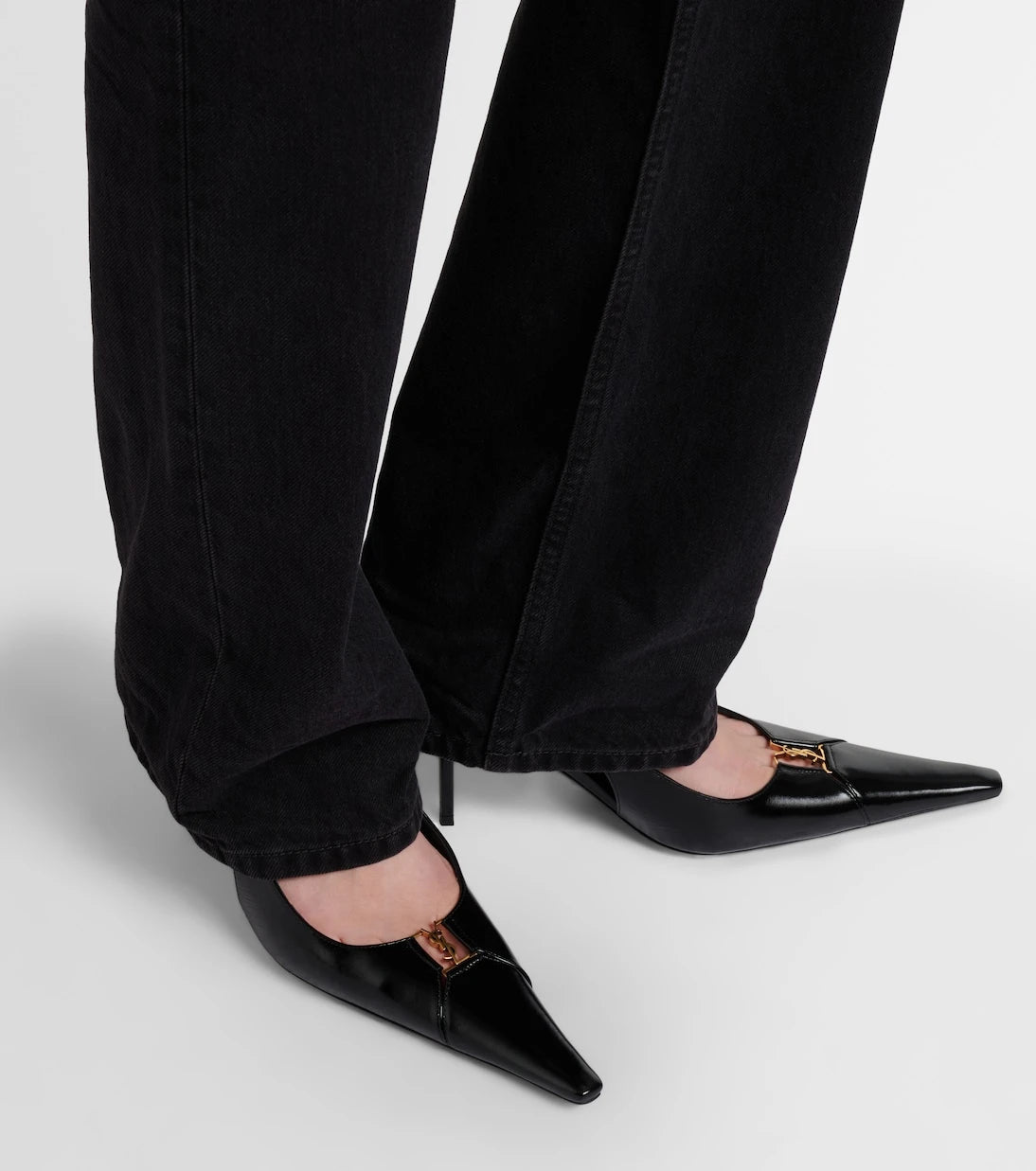 Saint Laurent - Babylone Breteuil 75 slingback pumps
