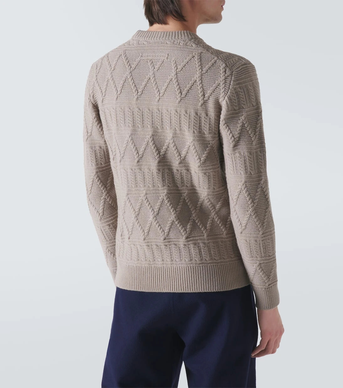 Zegna - Aran wool sweater