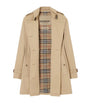 Burberry Yellow Gabardine Chelsea Short Trench Coat