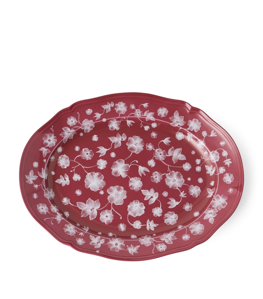 Cabana Magazine x Ginori 1735 Porcelain Floral Serving Plate (29cm)