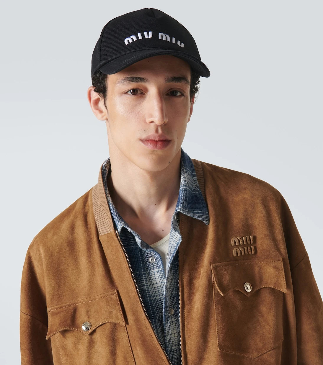 Miu Miu - Logo cotton baseball cap