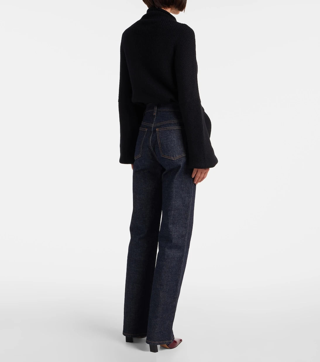Khaite - Danielle high-rise straight jeans