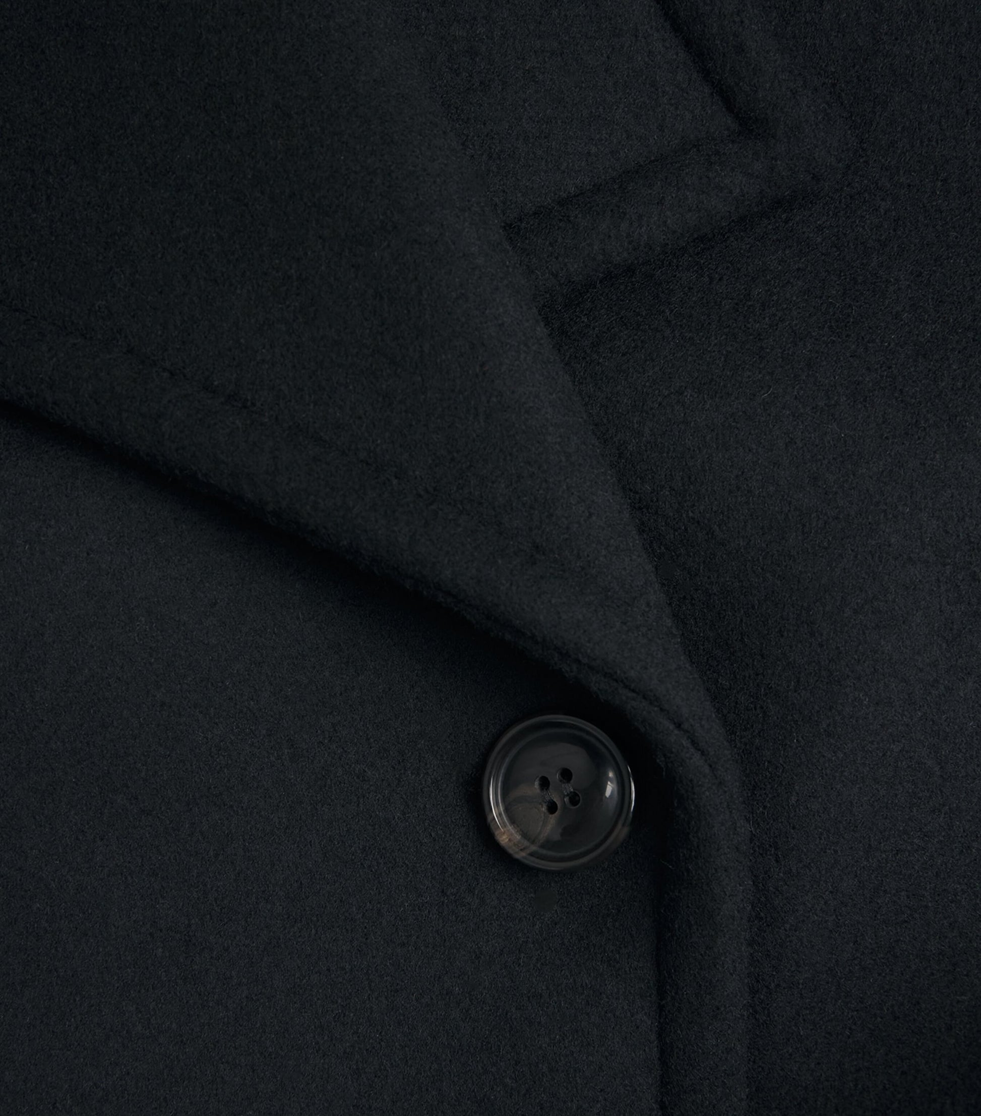 Black Wool Celo Pea Coat
