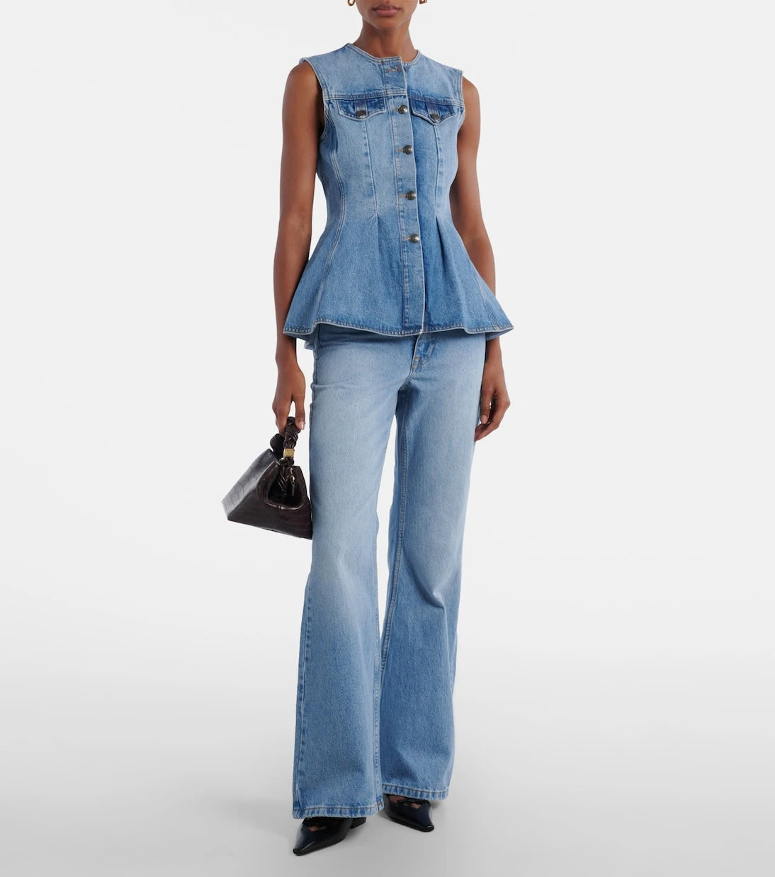 Rotate - High-rise flared jeans