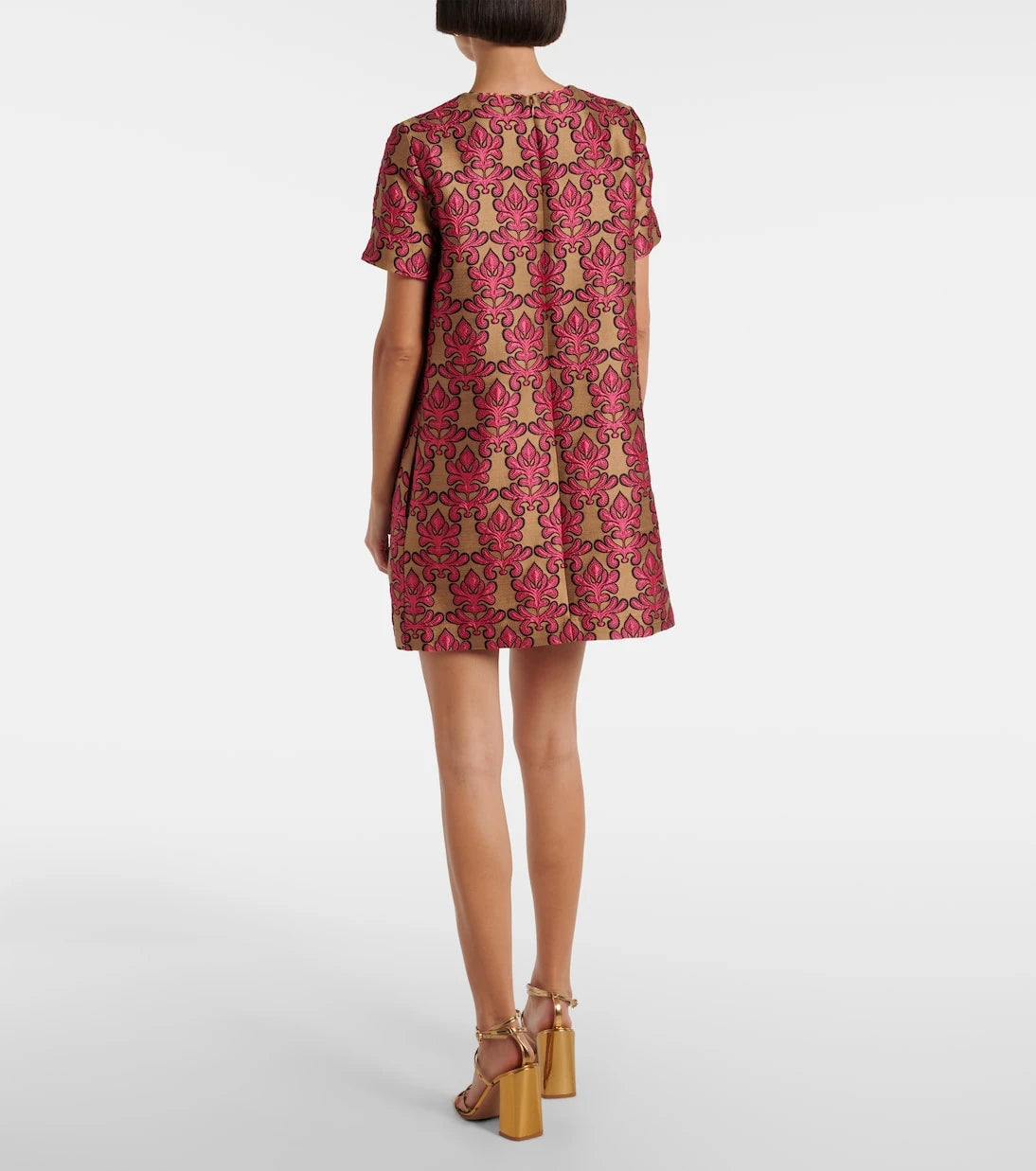 La DoubleJ - Mini Swing jacquard minidress